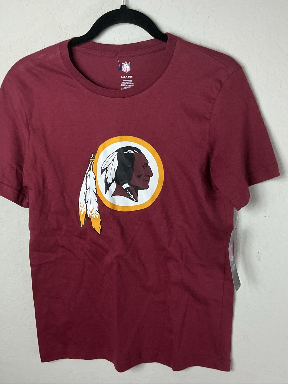 NFL Washington Redskins Youth Graphic T-Shirt Large 14/16 NWT